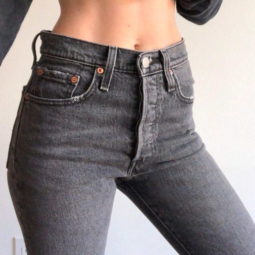 Levi's 501 Skinny 24 Petite Faded Black